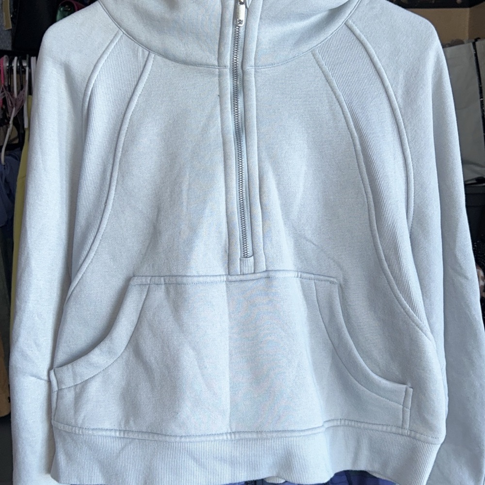 Lululemon xs/s Light blue 1/2 zip  Women's Scuba